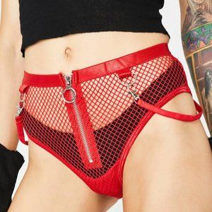 Club Exx Hot Tempo Fishnet Booty Shorts bought at Dolls Kill